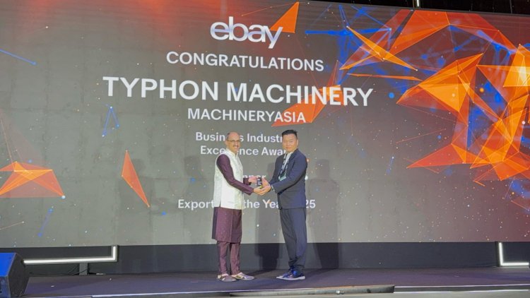 TYPHON Machinery Named eBay Exporter of the Year 2025, Cementing Its Leadership in Global Compact Equipment