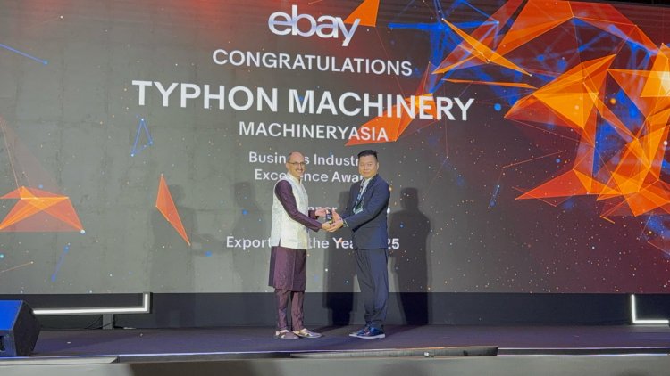 TYPHON Machinery Named eBay Exporter of the Year 2025, Cementing Its Leadership in Global Compact Equipment