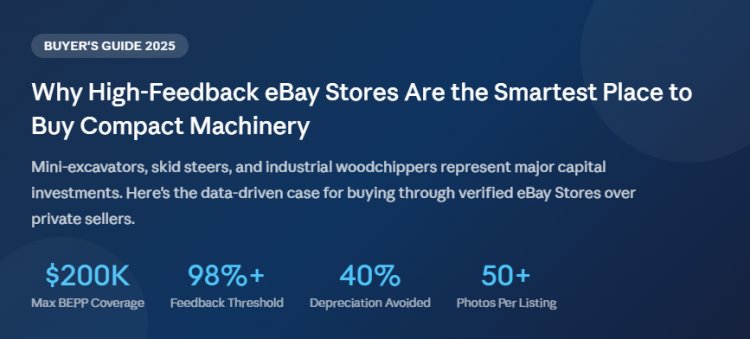 Why High-Feedback eBay Stores Are the Smartest Place to Buy Compact Machinery in 2026