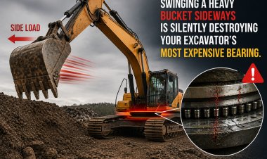 Why Swinging a Heavy Bucket Sideways Is Silently Destroying Your Excavator's Most Expensive Bearing