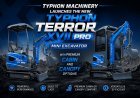 TYPHON Machinery Launches the New TYPHON TERROR XVII PRO Mini Excavator with Premium Cabin and Canopy Options